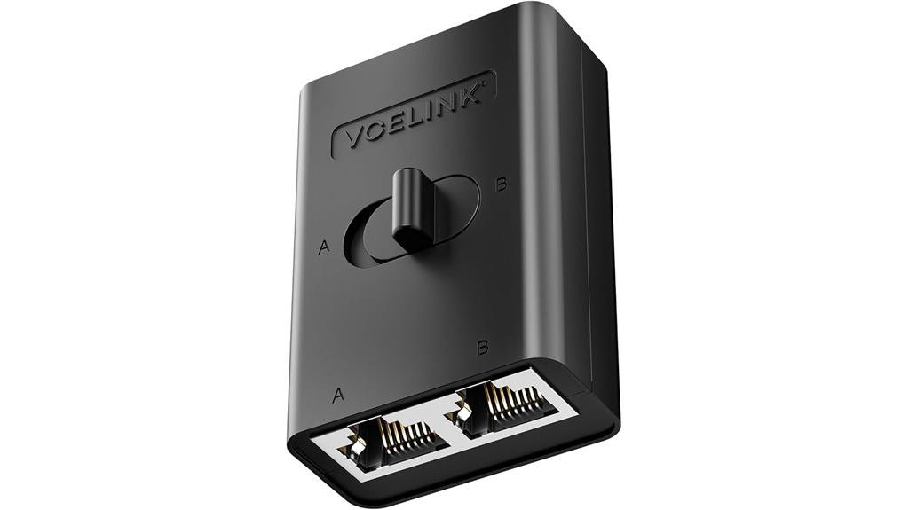 two port rj45 network switch