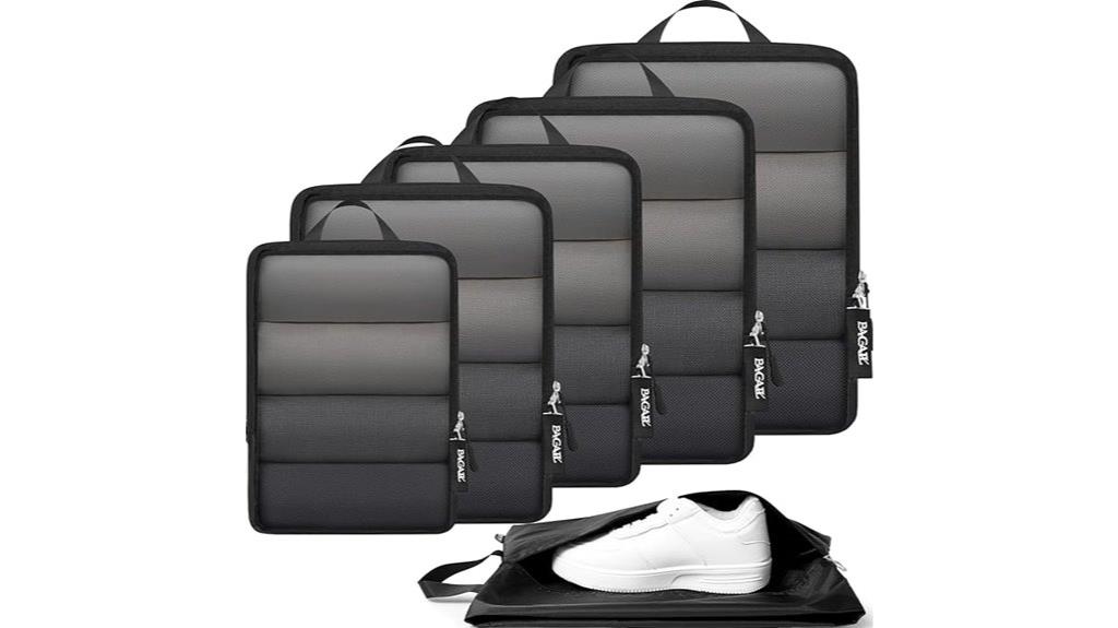 ultralight compression packing cubes