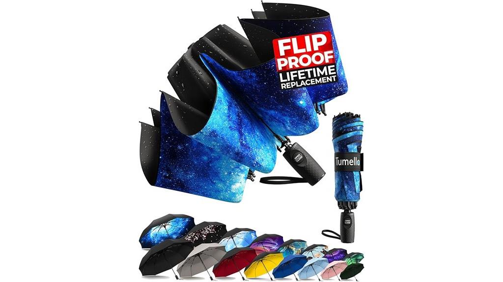 unbreakable flip design travel umbrella