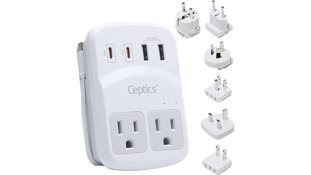 universal travel adapter kit
