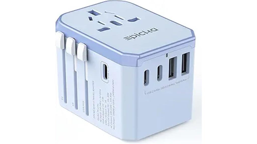 universal travel adapter with usb