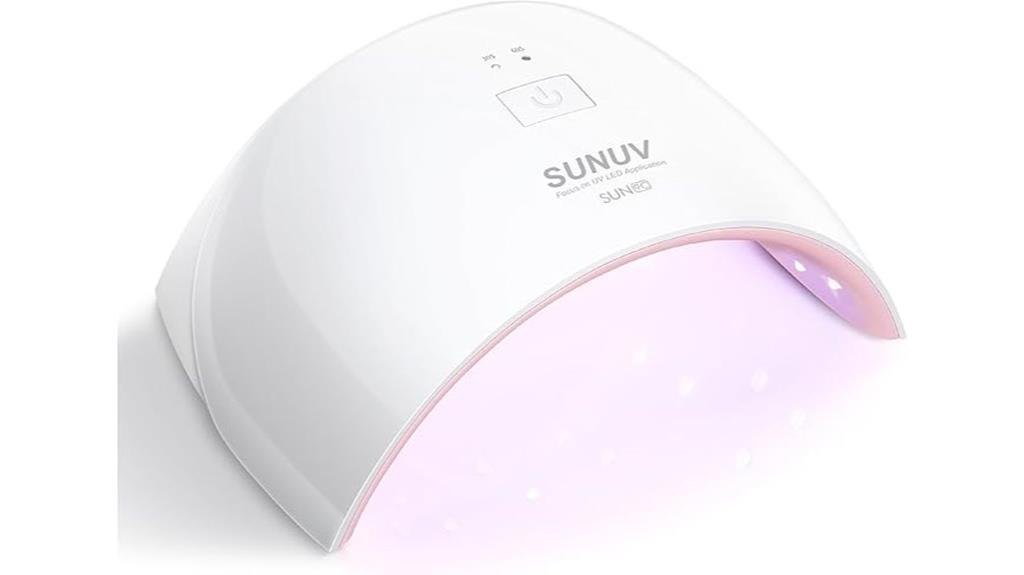 uv nail lamp with sensor