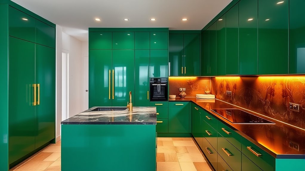 vibrant bold statement finishes