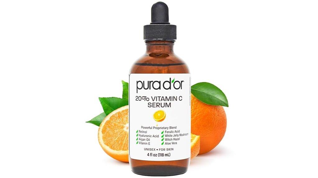 vitamin c serum bottle