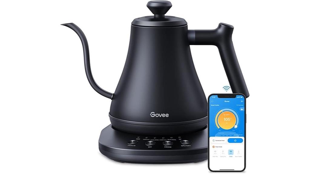 wifi enabled adjustable temperature kettle