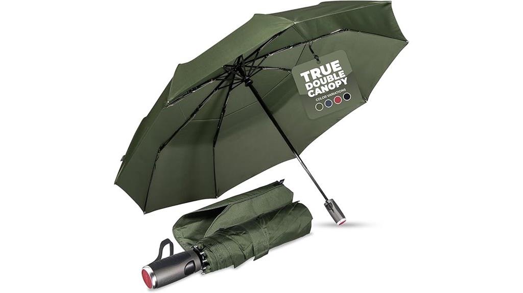 windproof compact travel umbrella