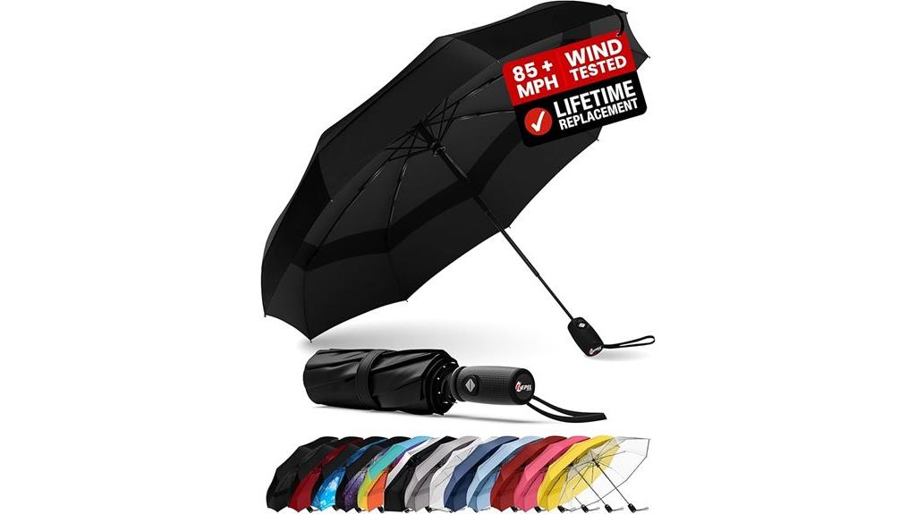 windproof travel umbrella