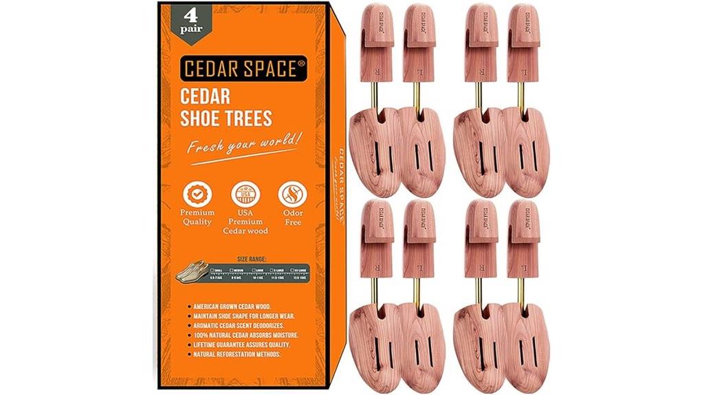 wooden shoe stretcher set