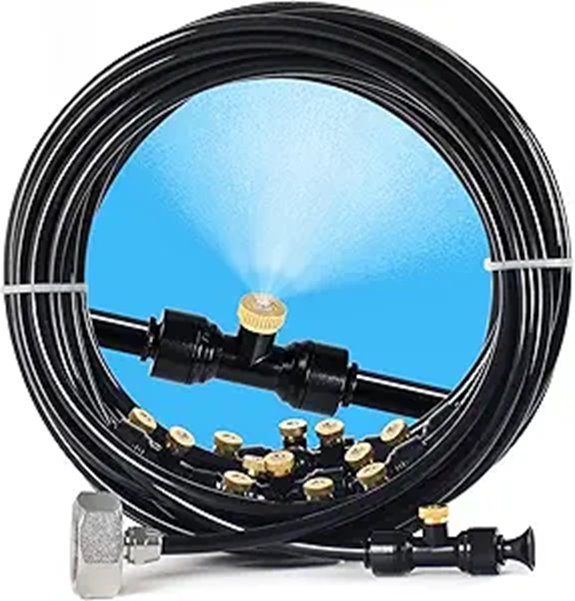 Bonviee 100FT Patio Misting System with Nozzles