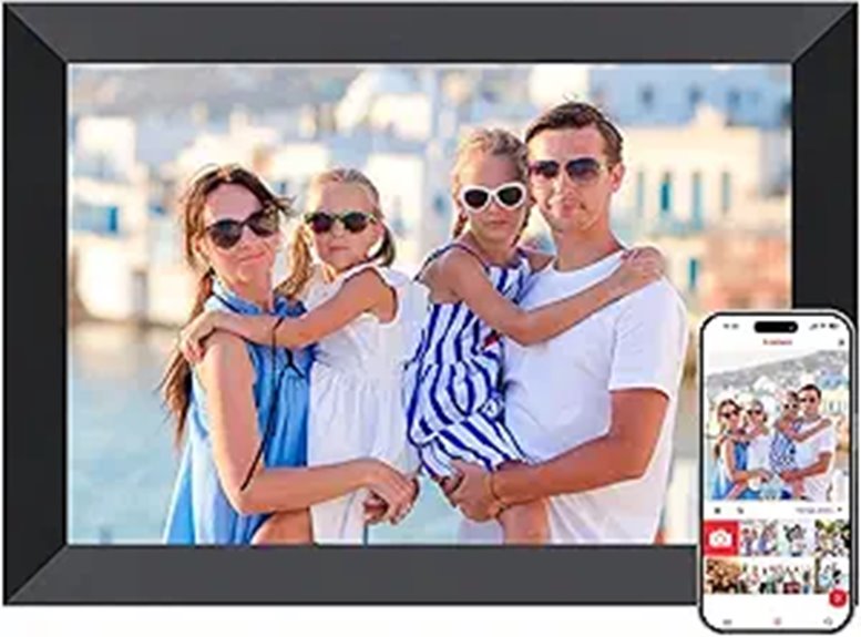 Frameo 10.1 WiFi Digital Photo Frame with Touch Screen