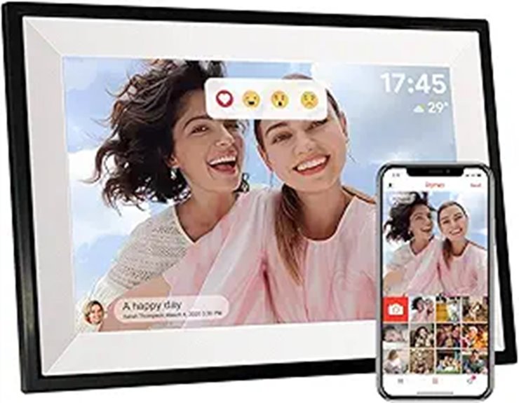 Frameo 10.1 WiFi Digital Photo Frame with Touch