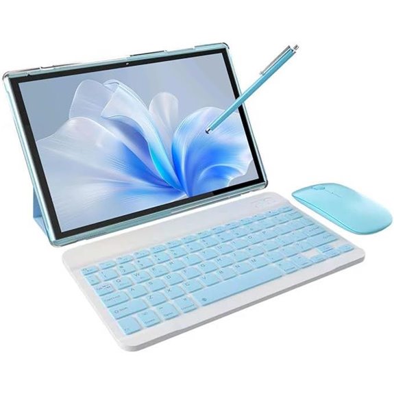 ATOZEE 10-Inch 2-in-1 Android Tablet with Accessories