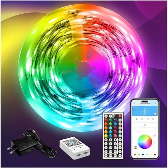 DAYBETTER 110ft RGB LED Strip Lights with App Control