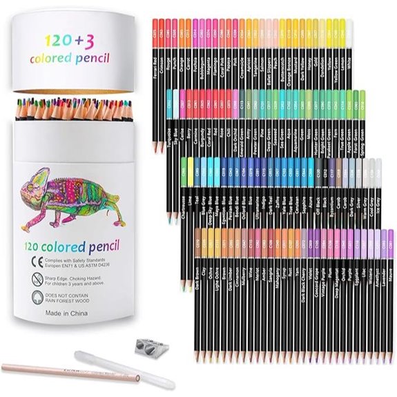 KALOUR 120 Colored Pencils for Drawing and Coloring