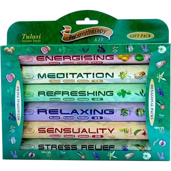Tulasi Aromatherapy Incense Sticks 120 Pack Gift Set