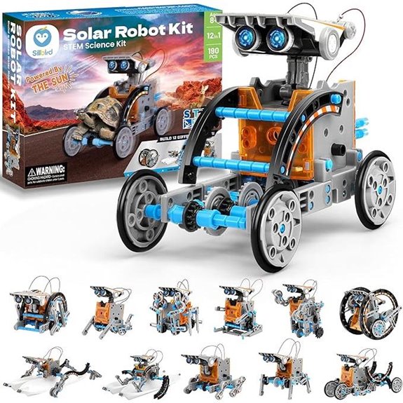 Sillbird 12-in-1 Solar Robot Kit for Kids