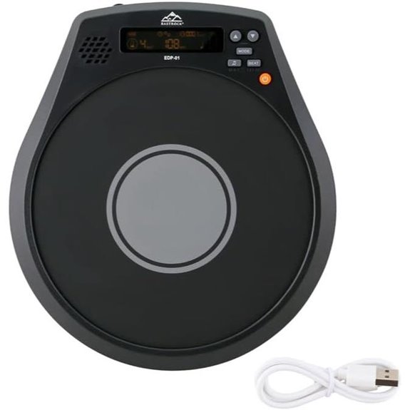 EASTROCK 12-Inch Electronic Practice Drum Pad