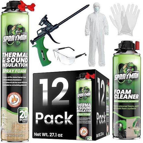 Sprayman Foam Insulation Kit 12-Pack 240 Sq.Ft