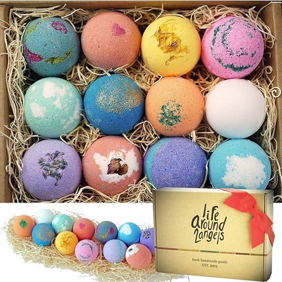 LifeAround2Angels Bath Bomb Gift Set (12 pcs)