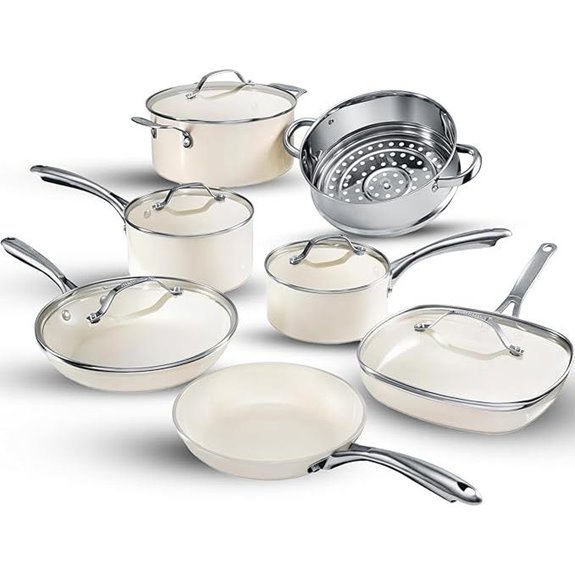 Gotham Steel 12-Piece Nonstick Ceramic Cookware Set