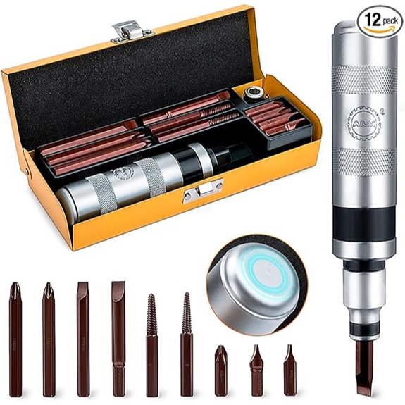 AKM 12-Piece Reversible Impact Driver Set