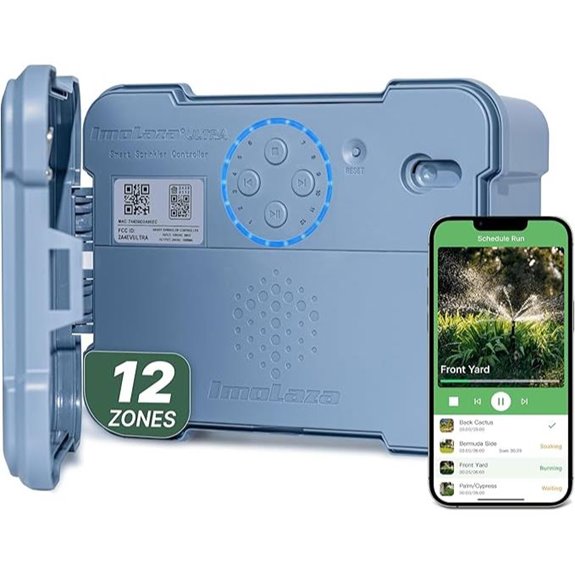ImoLaza 12-Zone WiFi Smart Sprinkler Controller