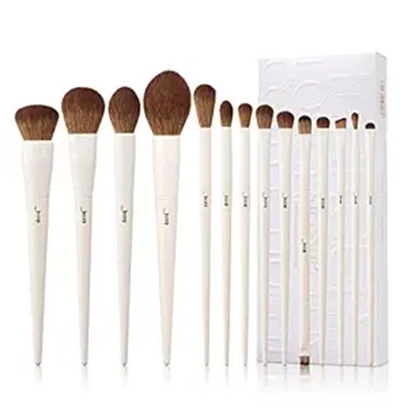 Jessup 14-Piece Synthetic Makeup Brush Set