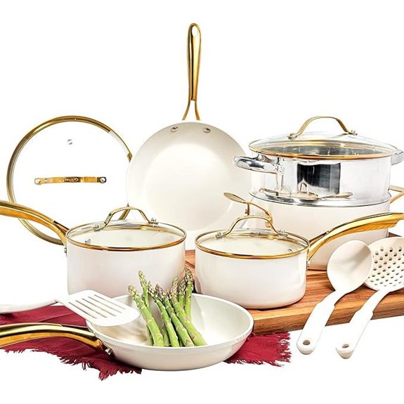 Gotham Steel 15-Piece Ceramic Cookware Set