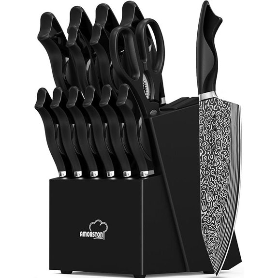 15-Piece High Carbon Stainless Steel Knife Set