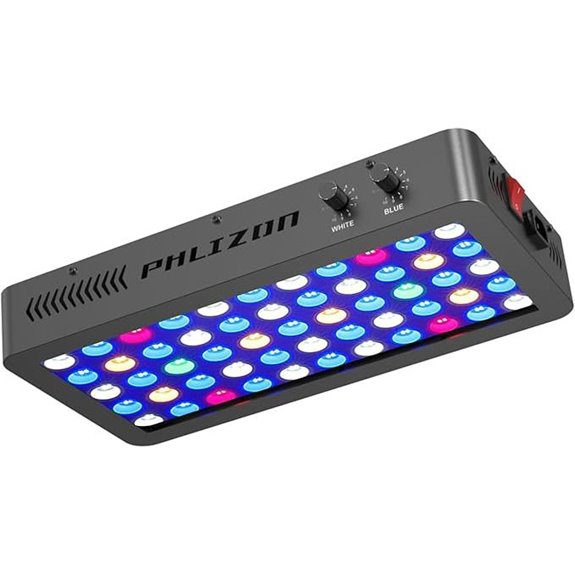Phlizon 165W Dimmable Full Spectrum Aquarium Light