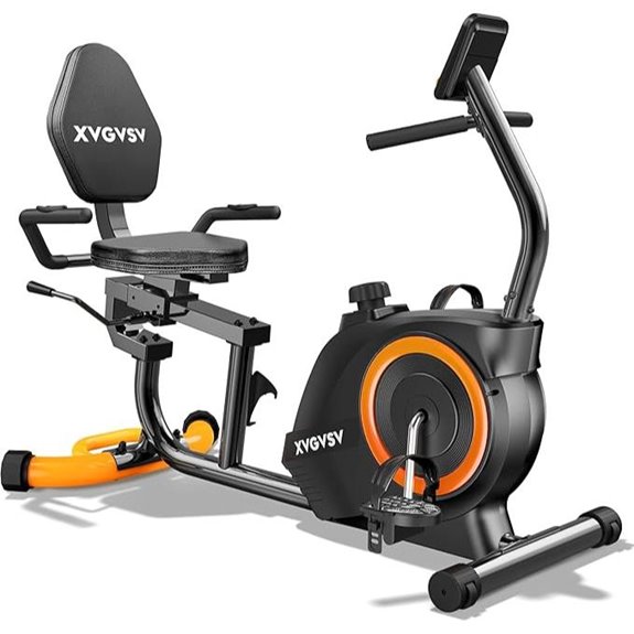 Recumbent Exercise Bike with 16-Level Resistance