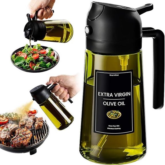 CXINYI 16oz Olive Oil Dispenser with Stickers