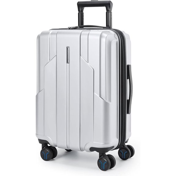 BAGSMART 20-Inch Hardside Expandable Spinner Luggage