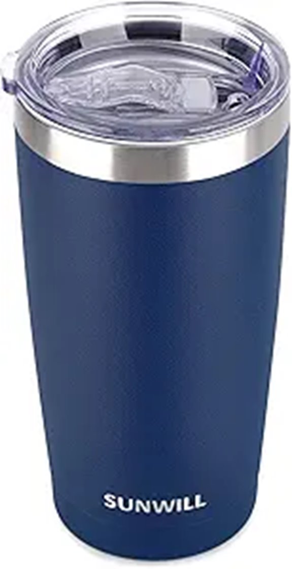 SUNWILL 20 oz Insulated Travel Coffee Tumbler