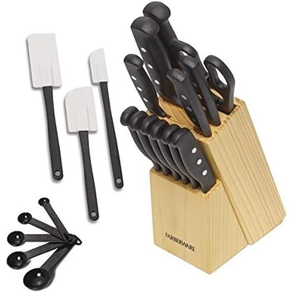 Farberware 22-Piece Stainless Steel Knife & Tool Set