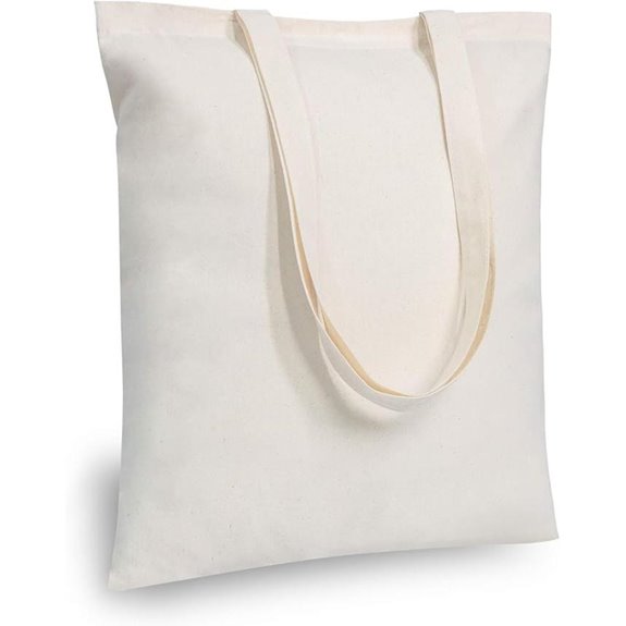 TOPDesign 24-Pack Cotton Tote Bags for Shopping and DIY