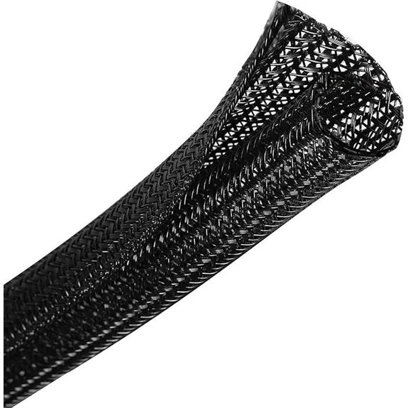 CrocSee 25ft Braided Cable Management Sleeve