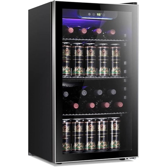Antarctic Star 26-Bottle Wine Cooler with Glass Door