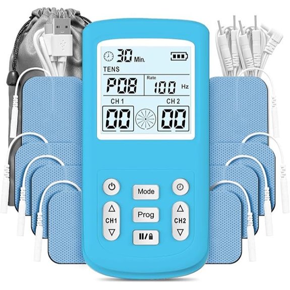 TENS Muscle Stimulator with 28 Modes and Electrodes