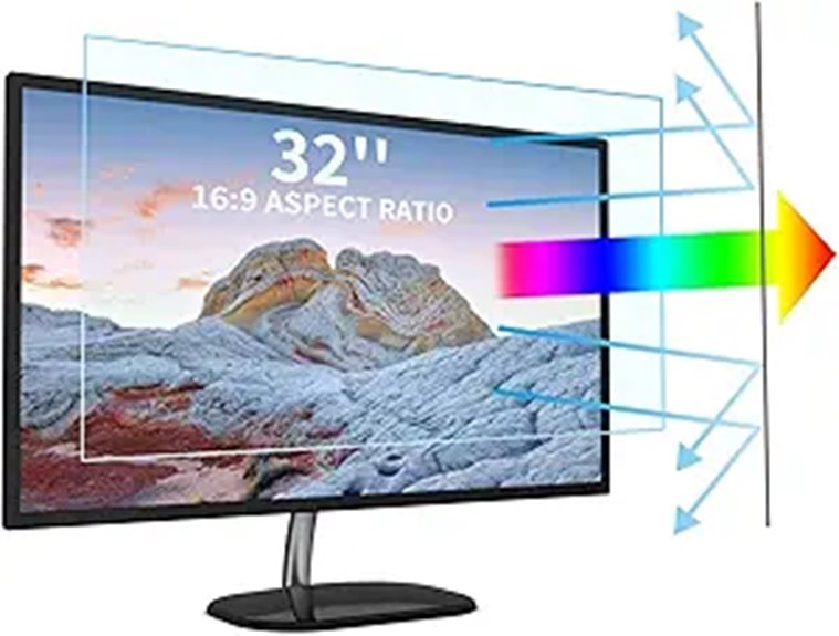 32-Inch Blue Light Screen Protector for HDTV Displays