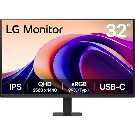 LG 32-inch QHD IPS Monitor with USB-C
