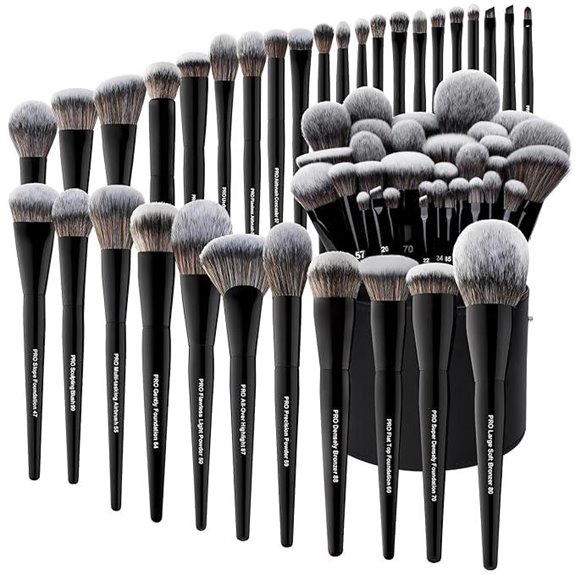 Bueart 32-Piece PRO Makeup Brush Set with Holder