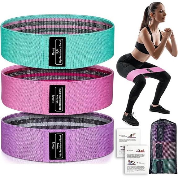 Renoj Resistance Bands Yoga Workout Set (3-Pack)