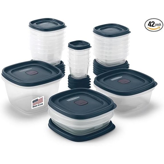 Rubbermaid EasyFindLids Food Storage Containers (42 pcs)