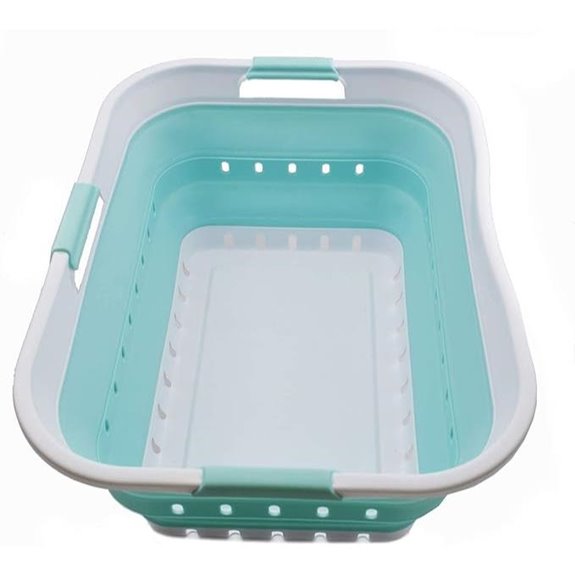 SAMMART 42L Collapsible Plastic Laundry Basket