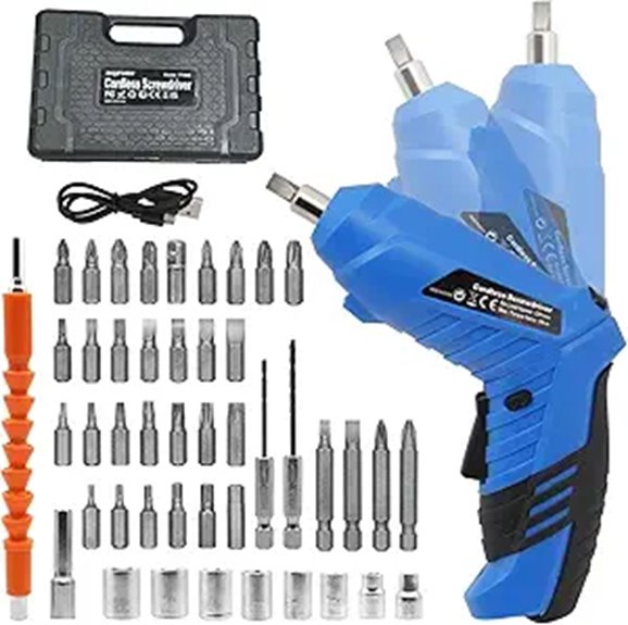 MQFORU 48-in-1 Cordless Electric Screwdriver Kit