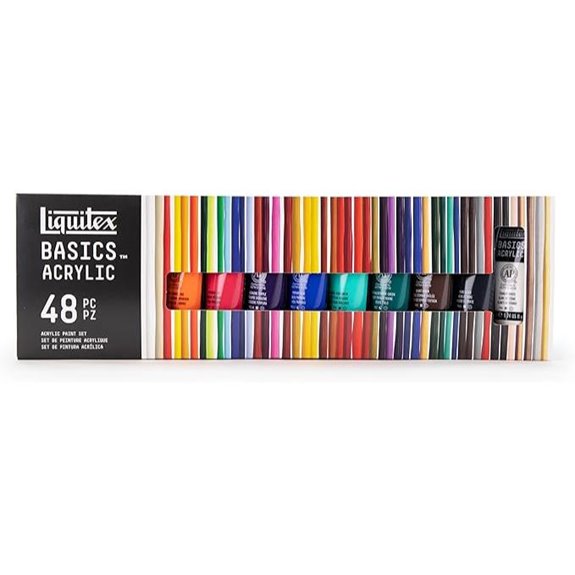 Liquitex BASICS Acrylic Paint Set 48 x 22ml (0.74-oz) Tube Set