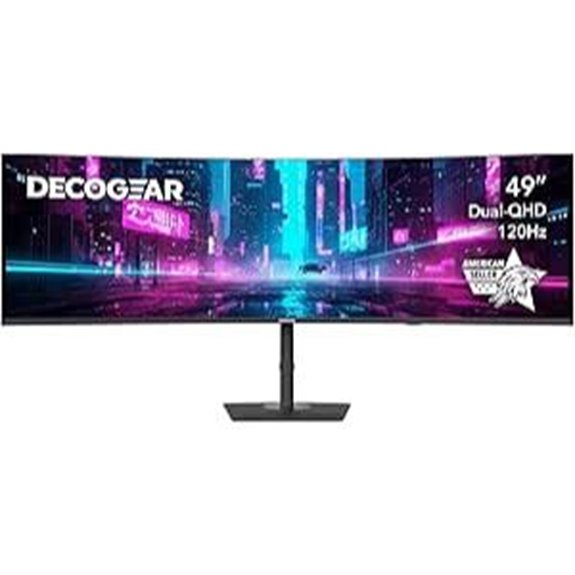 Deco Gear 49 Ultrawide Curved HDR Monitor