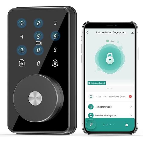Smart Lock 4-in-1 Keyless Door Lock with App