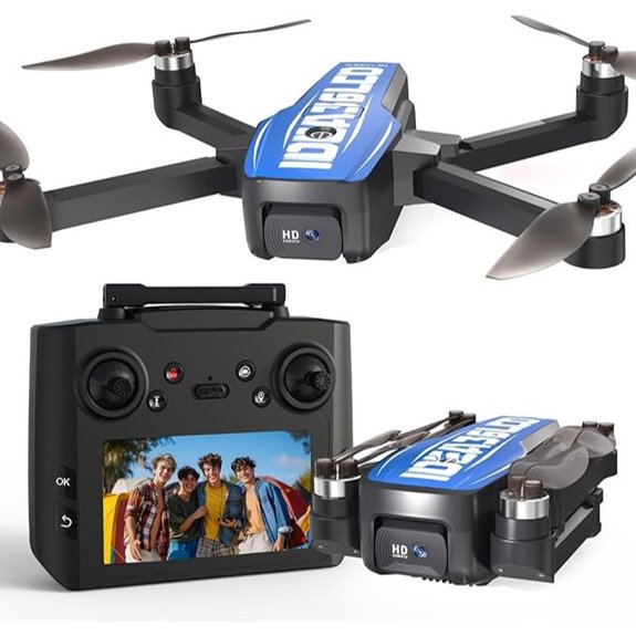 LE-IDEA 4K GPS Drone with Camera and LCD Screen